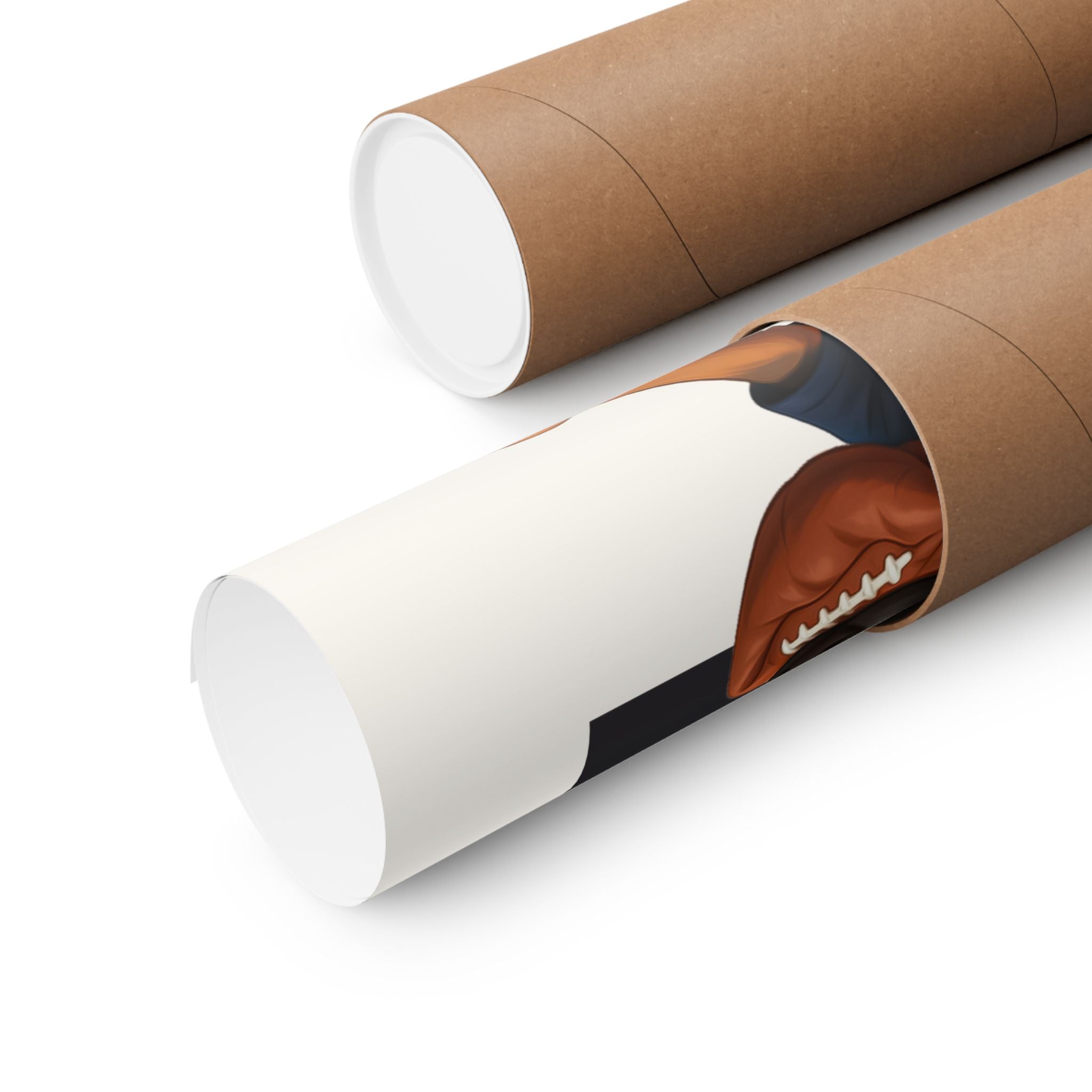 New England Football Playful  Fan Art Matte Vertical Poster