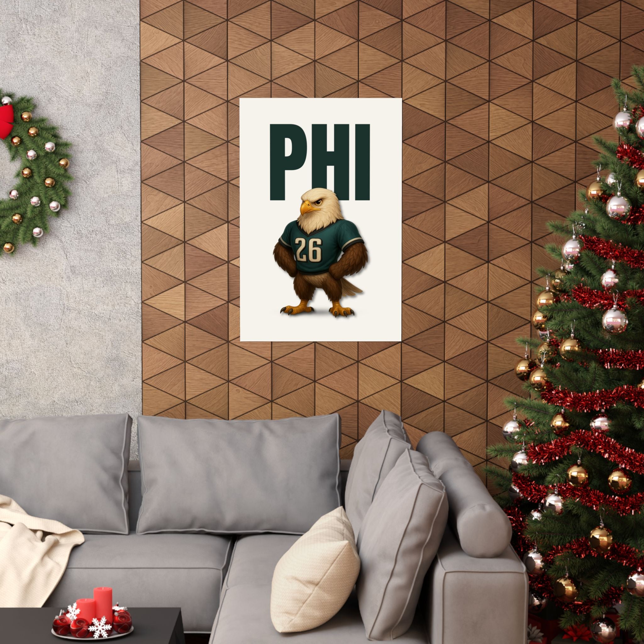 PHI Football Sports Wall Art (