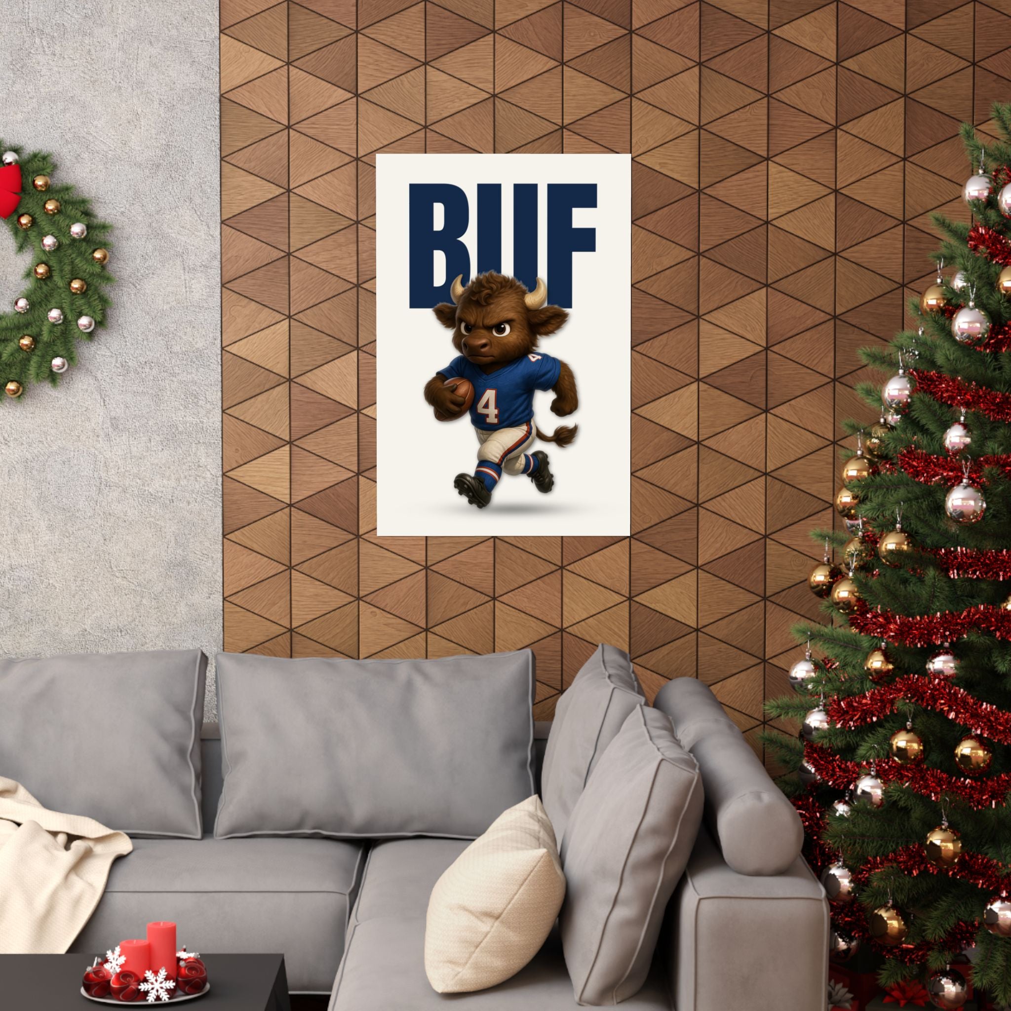 Buffalo Football Poster