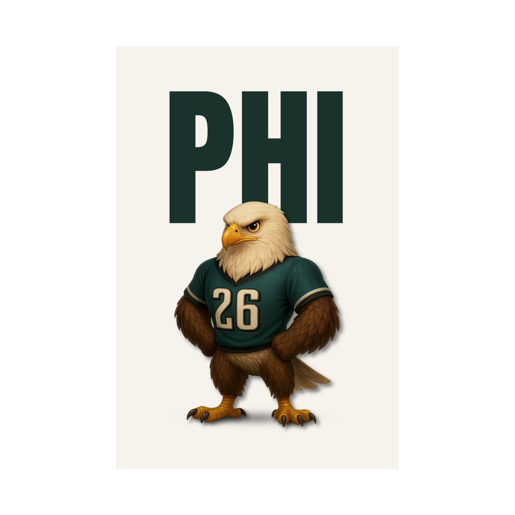 PHI Football Sports Wall Art (